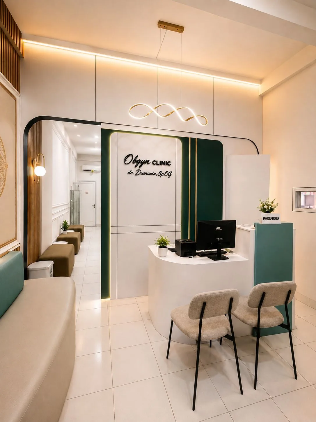 Area pendaftaran Klinik Materna
